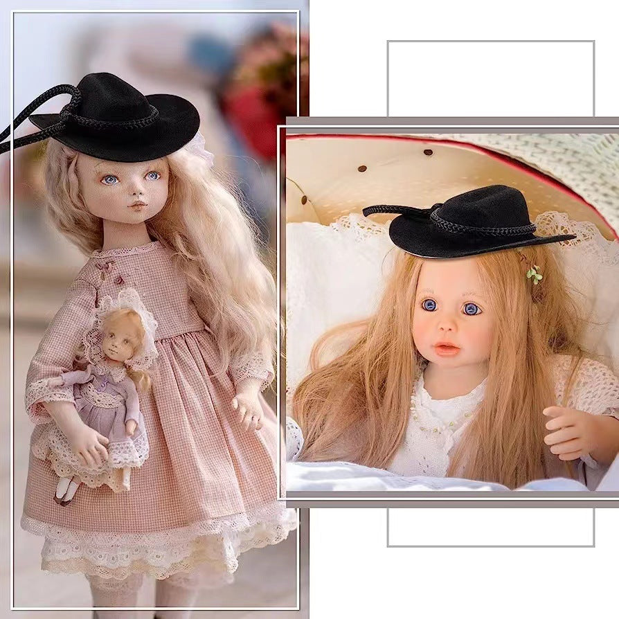 Wholesale 50PCS  new western cowboy hat felt hat pet hat cat hat birthday party hat pet hat